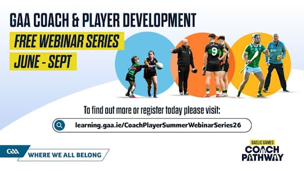 15 free one-hour long webinars will provide learning opportunities for players and coaches across a wide variety of topics presented by experienced practitioners and subject experts.