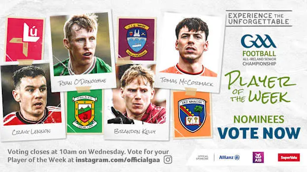 GAA.ie Footballer of the Week nominees
