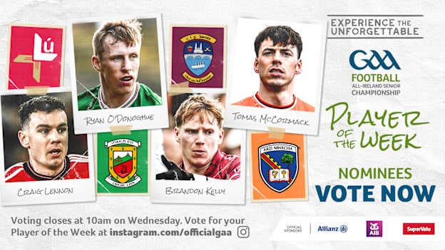 GAA.ie Footballer of the Week nominees.