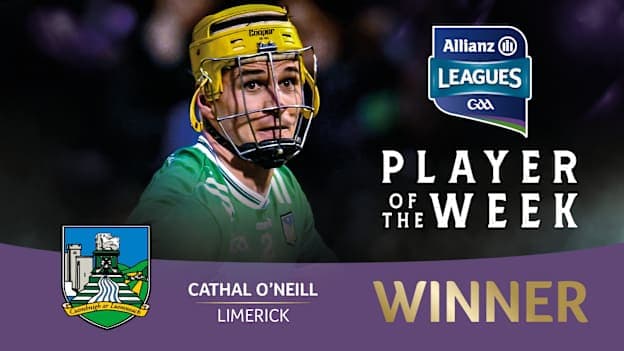 Cathal O'Neill is this week's GAA.ie Hurler of the Week.