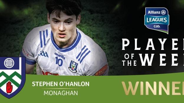 GAA.ie Footballer of the Week Stephen O'Hanlon.