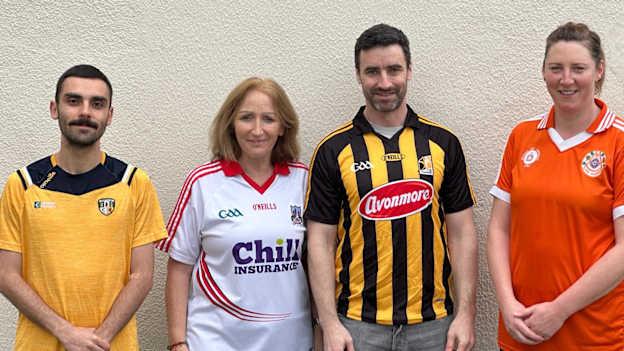  Porto Gaels committee Manuel Cruz (Porto Gales men's captain),  Joan WIison, Aiden McGrath, and Niamh McKinstry.