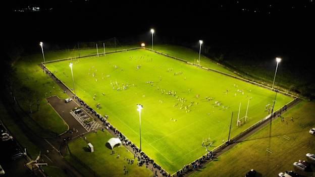 Roger Casements, Portglenone opened a new floodlit pitch in 2018. 