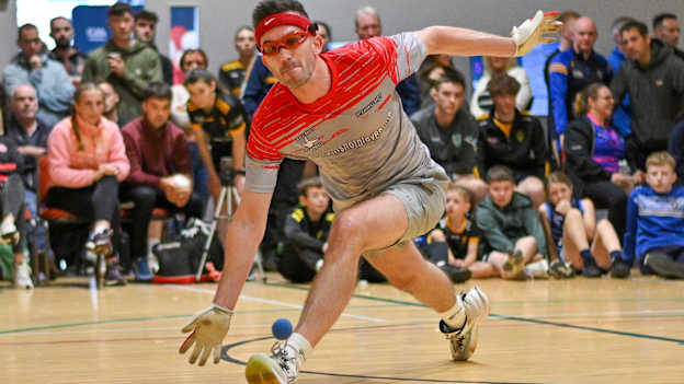 Conor McElduff impressed at The Irish Wallball Nationals. Photo by Stephen Marken