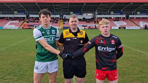 Derry defeated Fermanagh in the Dalata Hotel Group Ulster U20 Football Championship. Photo by Ulster GAA