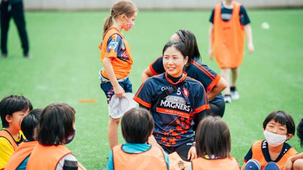 Naoko Nakamura has embraced Irish culture through Gaelic games.