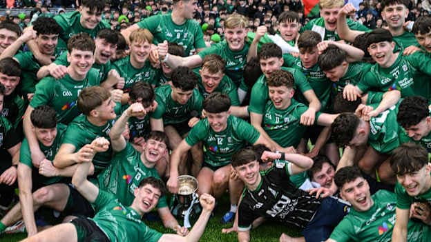 Coláiste Mhuire, Mullingar won the Masita Hogan Cup in March. Photo by Ray McManus/Sportsfile