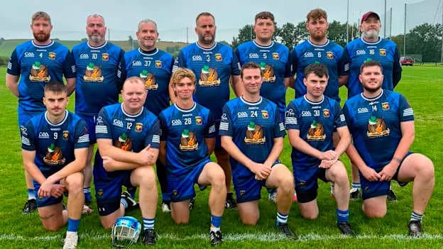 The Erne Eagles senior men's rounders team. 