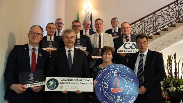 The launch of Britain GAA's Strategic Plan was hosted by Ambassador Martin Fraser in the Irish Embassy in London. 
