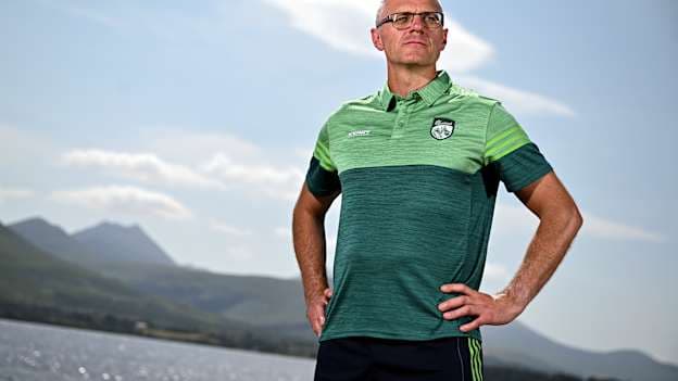 Selector Aodán Mac Gearailt during the Kerry GAA Football Pre-All-Ireland Senior Final media conference at Gleneagle Hotel in Killarney. Photo by David Fitzgerald/Sportsfile.