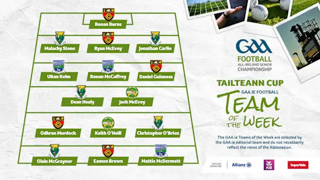 GAA.ie Tailteann Cup Team of the Week
