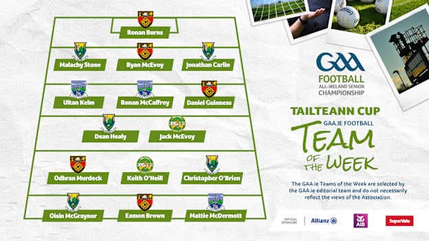 GAA.ie Tailteann Cup Team of the Week.