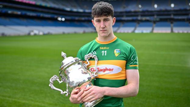 Leitrim's Barry McNulty pictured at the launch of the Tailteann Cup. Photo by Piaras Ó Mídheach/Sportsfile