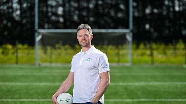Dean Rock, former Dublin footballer, pictured at the launch of EirGrid’s ‘Community Heroes’ campaign at Ballymun Kickhams GAA Club in Dublin. EirGrid, Ireland’s national grid operator, is shining a spotlight on the volunteers who power the GAA community across the country. Photo by Stephen McCarthy/Sportsfile