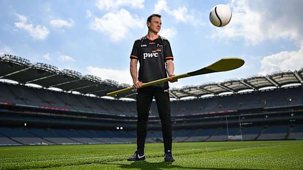 Dublin Hurler Liam Rushe in attendance at Croke Park in Dublin, as PwC announce an extension of their title sponsorship of PwC GAA/GPA All-Stars and Camogie All-Stars for a further three years. Photo by Sam Barnes/Sportsfile.