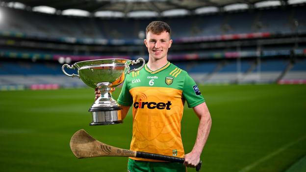 Nickey Rackard Cup finalist Donegal's Conor Gartland during a Joe McDonagh, Christy Ring, Nicky Rackard, Lory Meagher Cup Final media day at Croke Park in Dublin. Photo by Stephen McCarthy/Sportsfile.