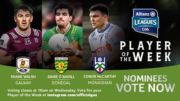 GAA.ie Footballer of the Week nominees.