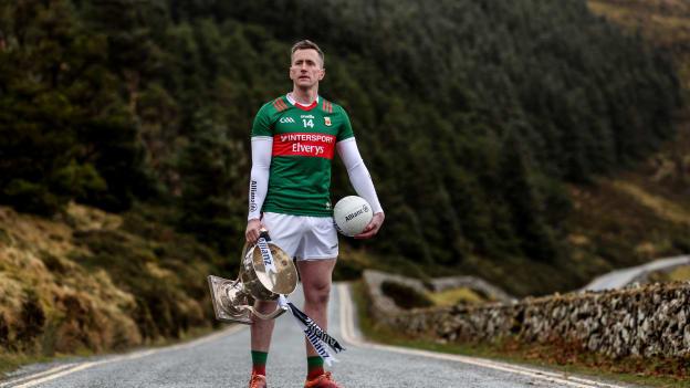 Mayo forward Cillian O'Connor pictured ahead of Sunday's Allianz Football League opener against Galway.