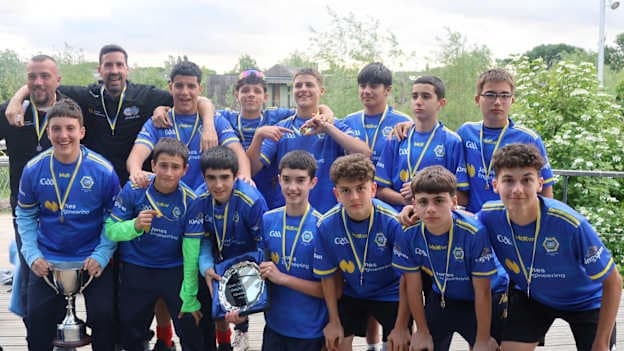 The victorious Galician Féile team in 2025.