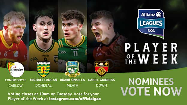 GAA.ie Footballer of the Week nominees