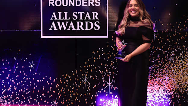 Michelle Hopkins of Breaffy was named winner of the best female pitcher at the GAA Rounders All-Star Awards. 