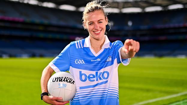 St Sylvester's and Dublin ladies footballer Nicole Owens pictured at the launch of the 2024 Beko Club Champion at Croke Park in Dublin. A competition to reward and celebrate local Leinster GAA club heroes who go above and beyond to help their local community and club. For more information visit leinstergaa.ie/beko-club champion/. Photo by Ben McShane/Sportsfile.