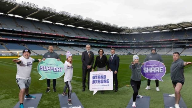 Women’s Aid and Allianz Insurance are asking people across Ireland to take part in a powerful demonstration of solidarity and support for those subjected to abuse in February 2024. Pic Paul Sharp/SHARPPIX. 