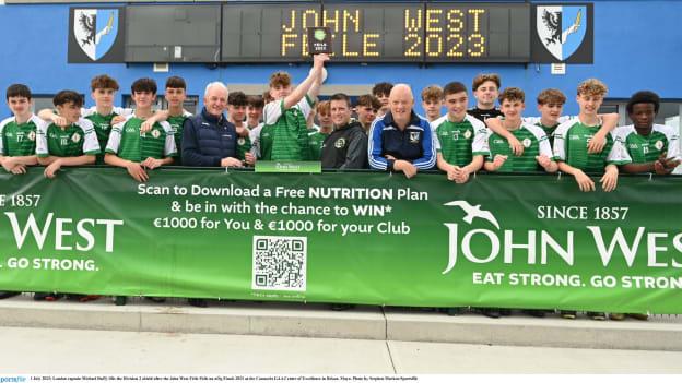 London winning the Division 2 Shield Féile back in 2023