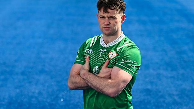 London and North London Shamrocks footballer Nathan McElwaine pictured at the launch of the Connacht SFC earlier this year. Photo by Tyler Miller/Sportsfile