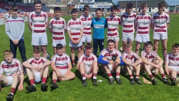 The Slaughtneil team that won the Táin Óg U-16 Ulster Division 1 title. 
