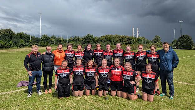 St Vincent's successful Ladies Football team.