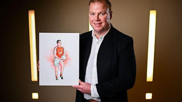 Ronan Clarke stands for a portrait during the launch of TG4's award-winning Laochra Gael series at the Light House Cinema in Dublin. The Gaelic sport biography series returns with eight new GAA legends profiled for Season 23. Photo by Seb Daly/Sportsfile.