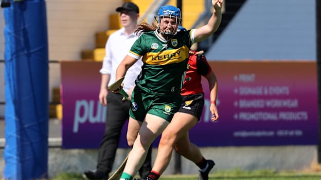 Kerry's Jackie Horgan celebrates.