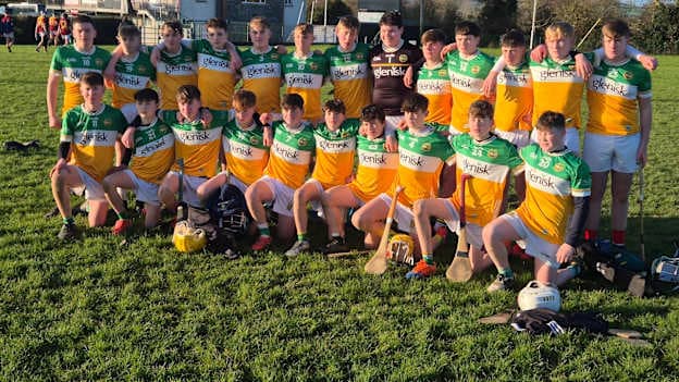 The combined Offaly schools second year team.