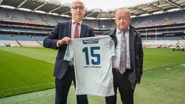 Masita Ireland have extended their sponsorship of GAA All-Ireland Post Primary Competitions for a further three years. Liam O'Mahony, Chairperson of the National Post Primary Schools Committee, and Des Smith, Masita, pictured at Croke Park announcing the renewal of the Masita sponsorship of the GAA Post-Primary Schools All-Ireland Championship.