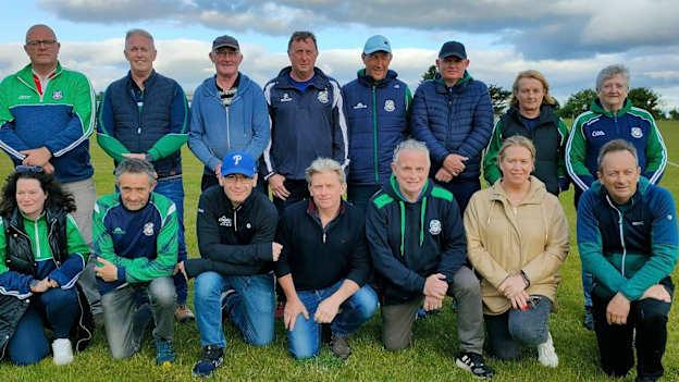 Members of the Laochra Óg pitch development committee pictured at its opening last June. 