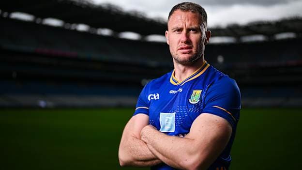Wicklow's Dean Healy pictured at the launch of the Tailteann Cup. Photo by Shauna Clinton/Sportsfile