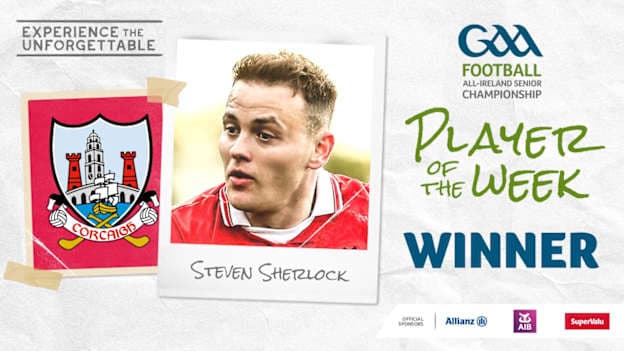 GAA.ie Footballer of the Week Steven Sherlock.