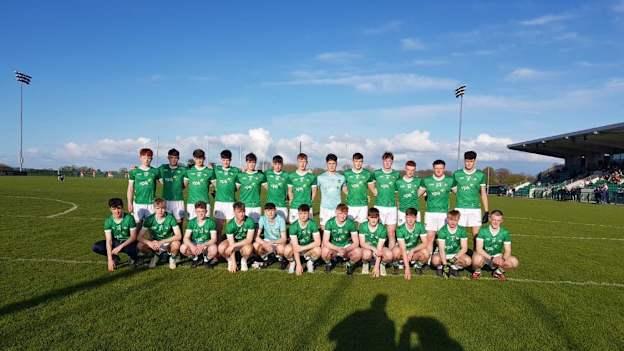 The Limerick minor football team pictured before their Electric Ireland Munster Minor Football Championship victory over Tipperary. 