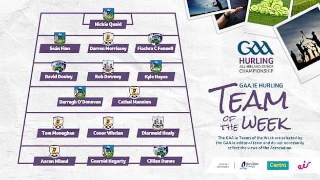 GAA.ie Hurling Team of the Week