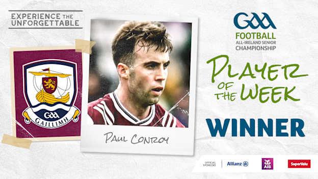 Paul Conroy voted GAA.ie Footballer of the Week