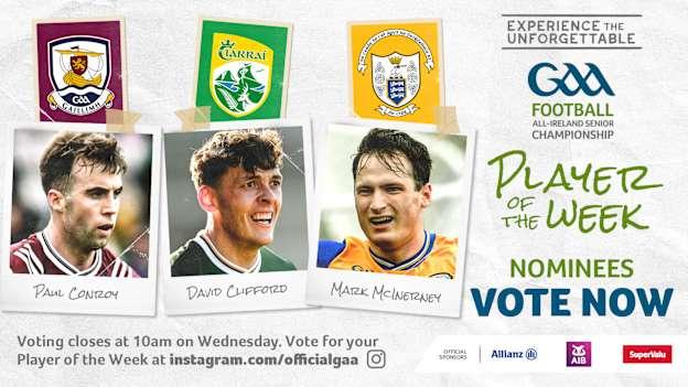 GAA.ie Footballer of the Week nominees