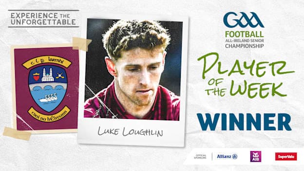 Luke Loughlin voted GAA.ie Footballer of the Week