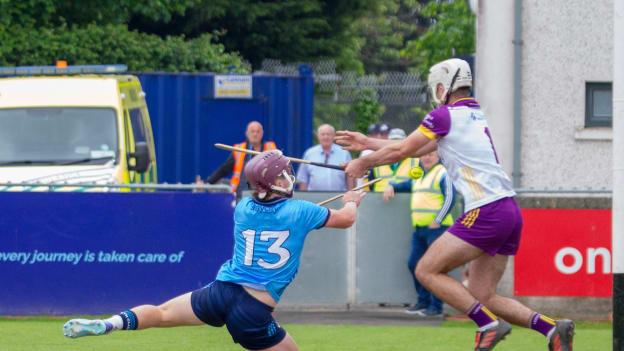 Action from the Electric Ireland Leinster MHC semi-final between Dublin and Wexford. Photo by Greg Franzoni.