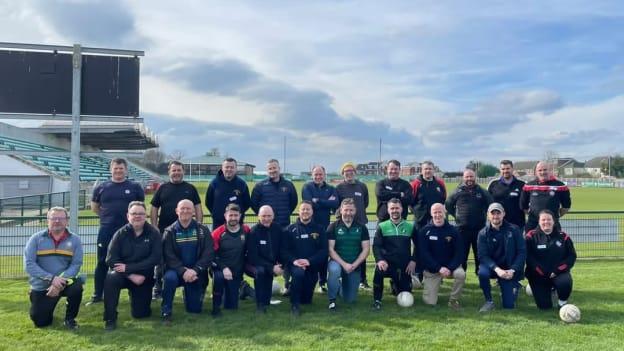 Coaches at Saturday's Award One course at McGovern Park, Ruislip.