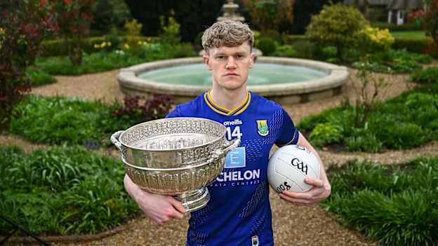 Kevin Quinn of Wicklow during the launch of the 2026 Leinster GAA Senior Football Championships at Killashee Hotel in Naas, Kildare. Photo by Ramsey Cardy/Sportsfile