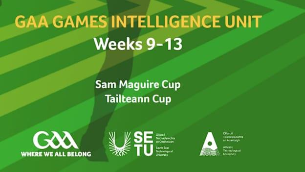 GAA Games Intelligence Unit  Report - Weeks 9-13
