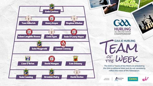 GAA.ie Hurling Team of the Week.