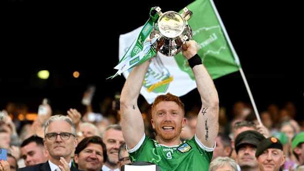 Cian Lynch captained Limerick to All-Ireland SHC glory at Croke Park.  Photo by Stephen McCarthy/Sportsfile