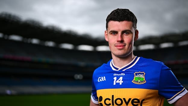 Tipperary senior footballer Seán O'Connor pictured at the launch of the Tailteann Cup. Photo by Shauna Clinton/Sportsfile